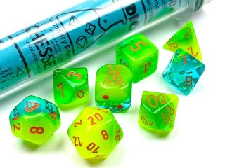 Gemini 7-Die Set Plasma Green Teal Orange Luminary