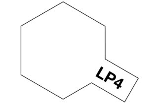 Tamiya Lacquer Paint LP-4 Flat White / Peinture Laque Blanc Mat