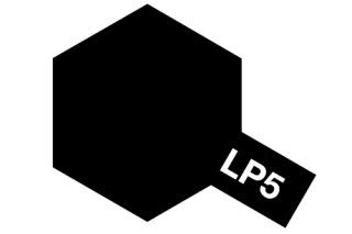 Tamiya Lacquer Paint Lp-5 Semi-Gloss Black / Peinture Laque Semi-Lustré Noir