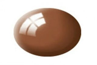 Revell Peinture Acrylique Aqua Color 18ml: Mud Brown Gloss / Brun Argile Brillant