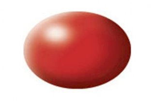 Revell Peinture Acrylique Aqua Color 18ml: Fiery Red Silk / Rouge Feu Satiné