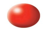 Revell Peinture Acrylique Aqua Color 18ml: Luminous Red Silk / Rouge Voyant Satiné