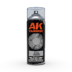 AK Interactive - Gloss Varnish- Spray - 400ml (2 nozzles)