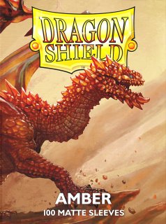 Dragon Shield Sleeves Matte Amber 100