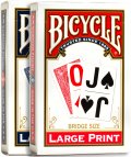 Bicycle Bridge Size Large Print rouge ou bleu