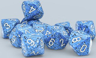 Chessex - Speckled 10 Dés 10 Set Ocean Stone 