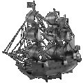 Metal Earth Iconx - Black Pearl - Black Version