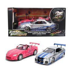 Jada Fast & Furious 25Th Anniversary Suki S2000 & Brian Skyline GT-R Twin Pack 1/24 Die Cast