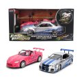 Jada Fast & Furious 25Th Anniversary Suki S2000 & Brian Skyline GT-R Twin Pack 1/24 Die Cast
