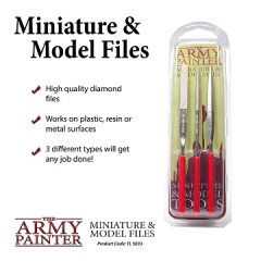 The Army Painter Tools: Files / Ensemble de 3 Limes