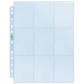 Up Feuilles 9 pochettes a 11 Trous (Boite de 100) / 9 Pockets Platinum Standard Size 11 Holes