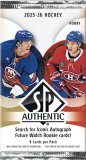 2025/26 Ud Sp Authentic Hockey - Paquets