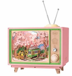Rolife Music Dreamer Sakura Dreamy Tour DIY 3D Wooden Puzzle