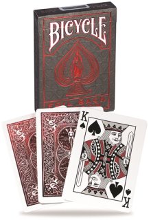 Bicycle - Metalluxe / Foil Back Crimson