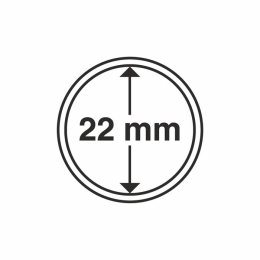 Boite De 10 Capsules Pour Monnaies 22 Mm