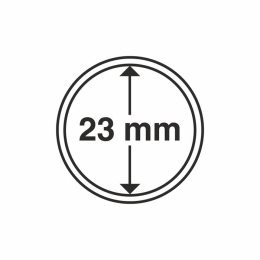 Boite De 10 Capsules Pour Monnaies 23 Mm