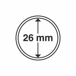 Boite De 10 Capsules Pour Monnaies 26 Mm