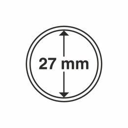 Boite De 10 Capsules Pour Monnaies 27 Mm