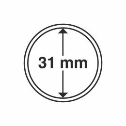 Boite De 10 Capsules Pour Monnaies 31 Mm