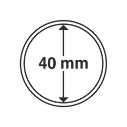 Boite De 10 Capsules Pour Monnaies 40 Mm