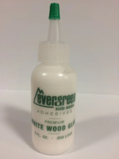 Evergreen Scale Models Adhesives Premium Select White Wood Glue 2 FL. OZ