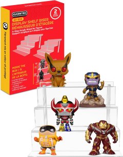 Evo Retro: Acrylic Display Riser 4 step 2 Pk - 12 inch