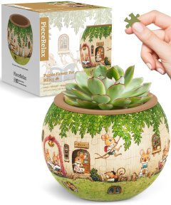 PieceRelax Puzzle Planter Smart Happy Reading 80 pièces