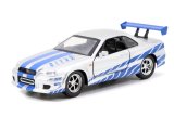 Jada Fast & Furious Brian Nissan Skyline GT-R (R34) Die-Cast 1/32