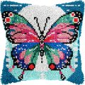 Jacarou Housse De Coussin - Papillon Bleu