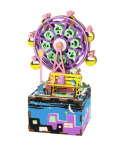Boite de Musique en Bois/DIY Wooden Music Box - Ferris Wheel