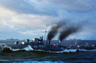 Trumpeter Canadian HMCS Huron Destroyer 1944 1/350