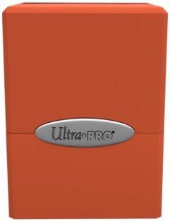 Up Deck Box/Boite de Rangement pour cartes - Satin Cube Pumpkin Orange / Orange