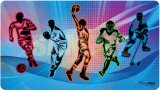Up Tapis de jeu Multi-Sports / Up Playmat Sports Silhouette Breaker Mat