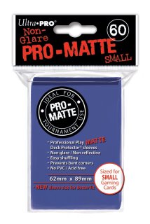 Étui À  Cartes Matte - 60 Ct - Petit - Blue/Bleu