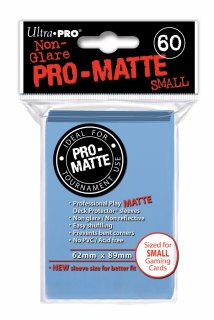 Étui À  Cartes Matte - 60 Ct - Petit - Bleu Clair/Light Blue