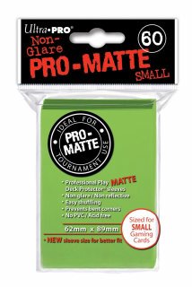 Étui À  Cartes Matte - 60 Ct - Petit - Vert Lime/Lime Green