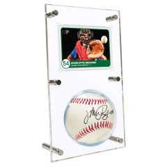Protecteur Ultra-Clair avec support Pour Carte et Balle De Baseball