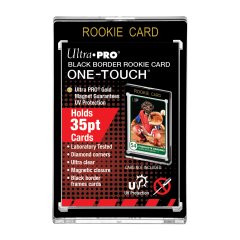 Protecteur Pour Carte Avec Fermeture Magnétique 35pt, Bordure Noir et Mention 